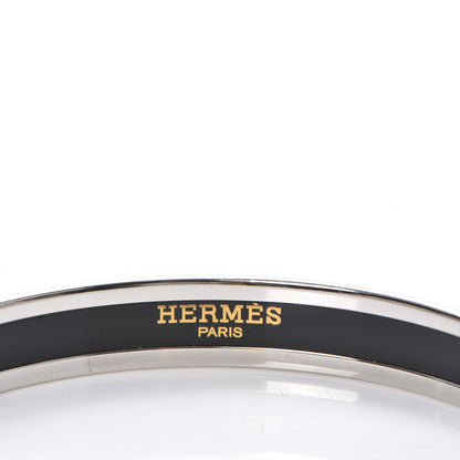 Hermes Enamel Printed Narrow Capitales Bracelet 65 4 of 6