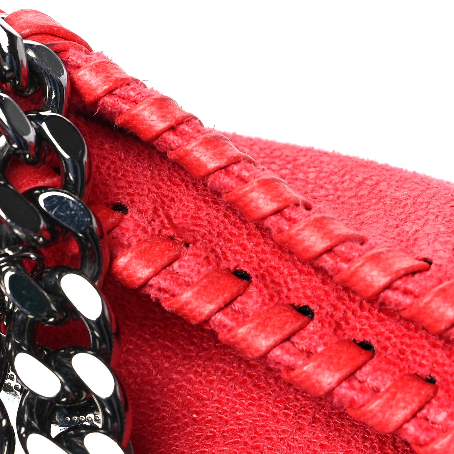 Shaggy Deer Falabella Fold Over Tote Flame