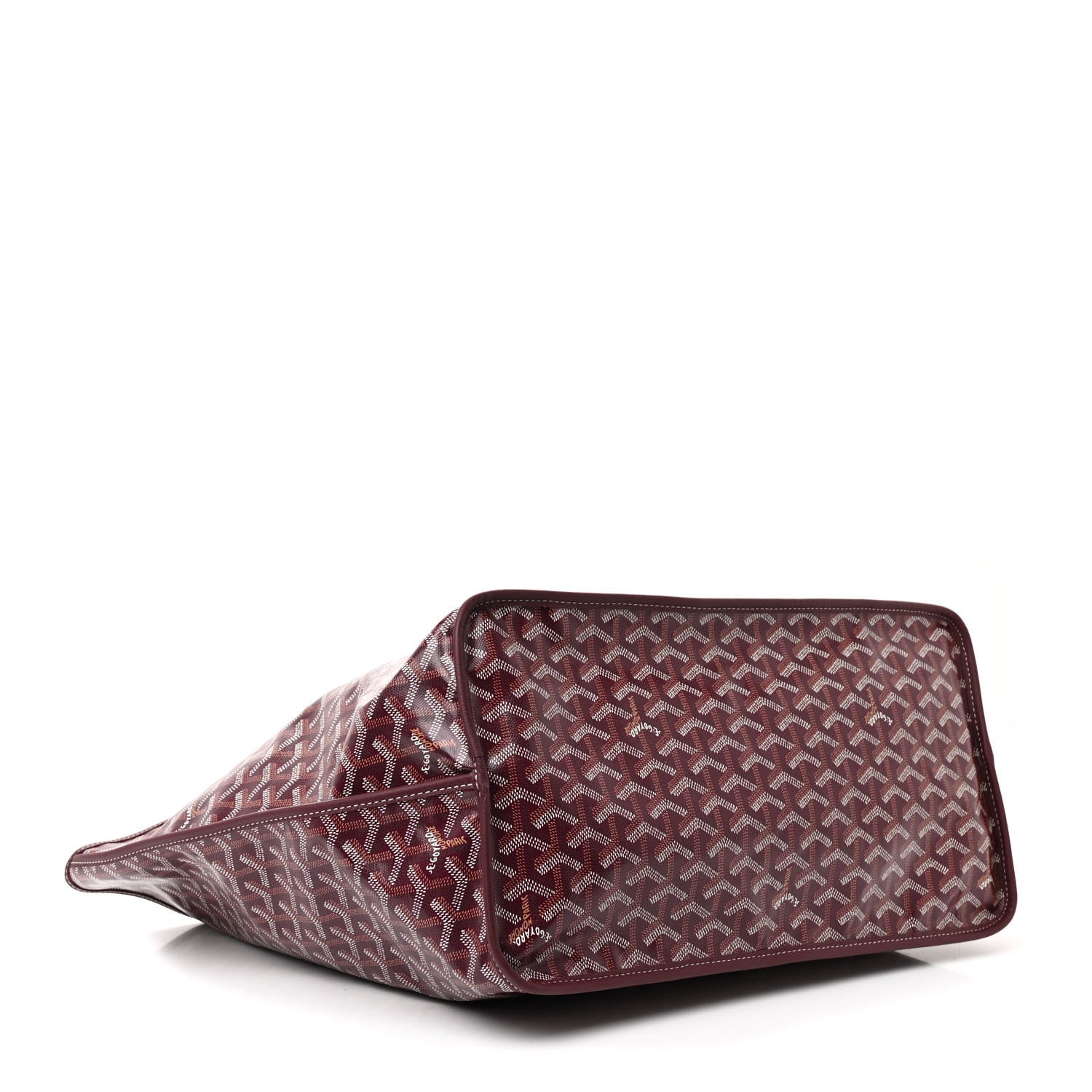 Goyard Goyardine Reversible Anjou GM Burgundy 7 of 19