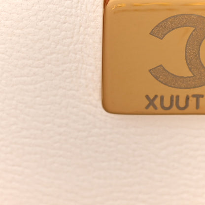 Chanel Lambskin Quilted CC In Love Heart Bag White 7 of 12