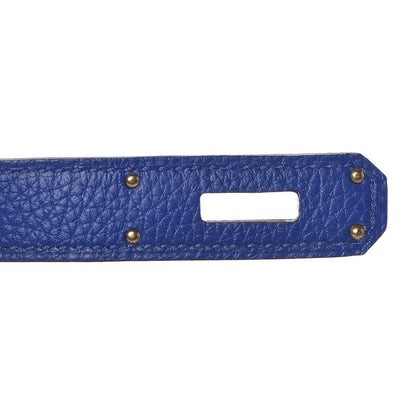 Hermes Togo Birkin 30 Bleu Electrique 25 of 31