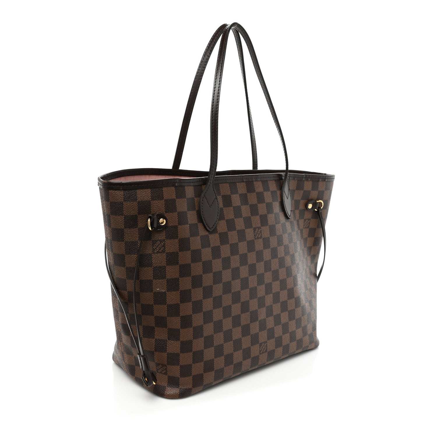 Damier Ebene Neo Neverfull MM Rose Ballerine