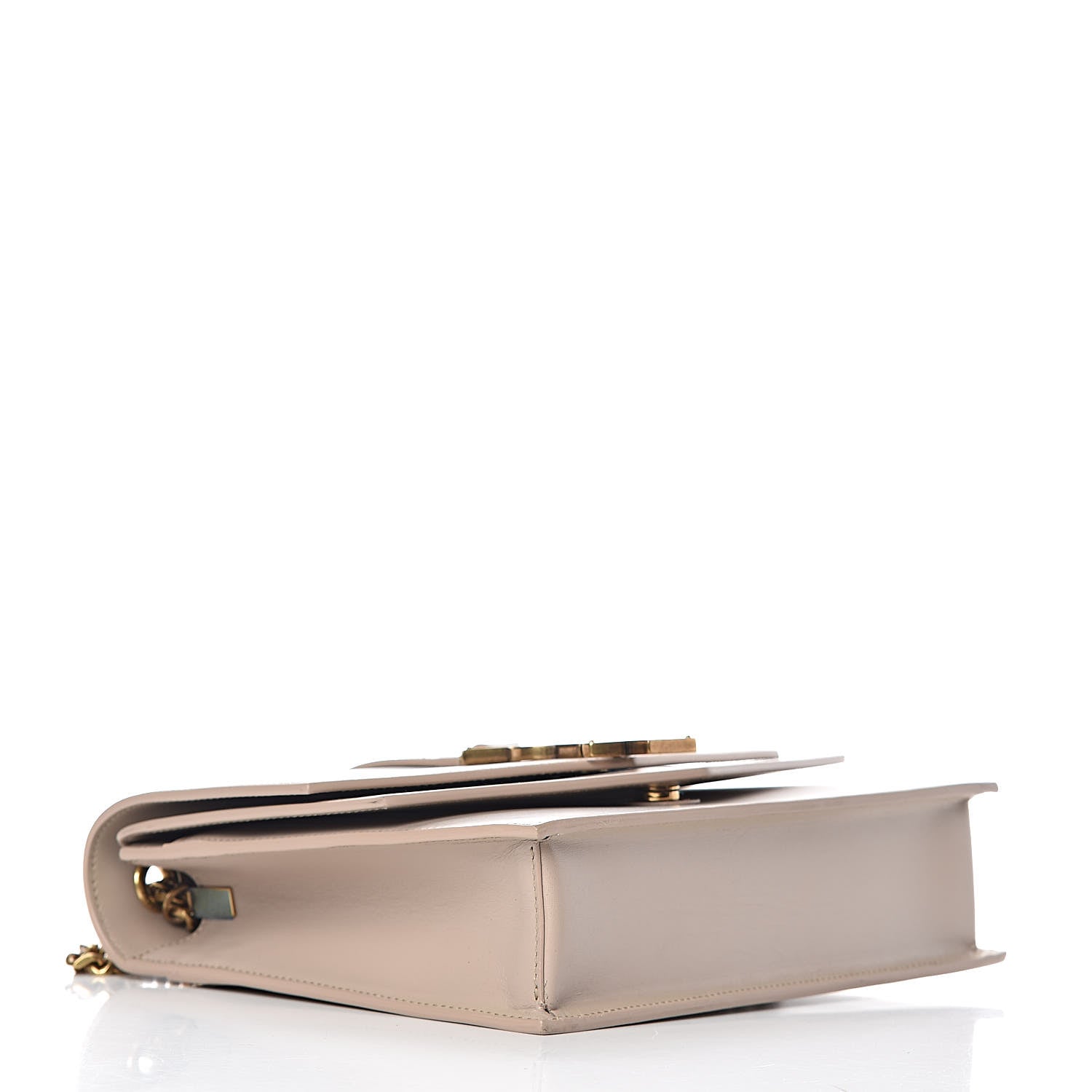 Saint Laurent Smooth Calfskin Monogram Medium Sulpice Shoulder Bag Light Natural 4 of 18