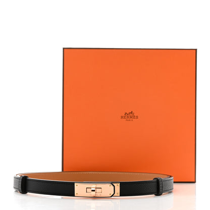 Hermes Epsom Kelly Belt Black 5 of 5