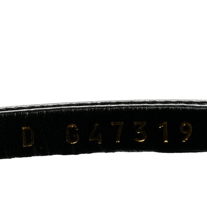 Chanel Goatskin CC Times Square Thong Sandals 39 Black 9 of 10
