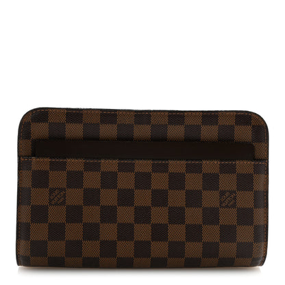 Louis Vuitton Damier Ebene Pochette Saint Louis Clutch 1 of 11