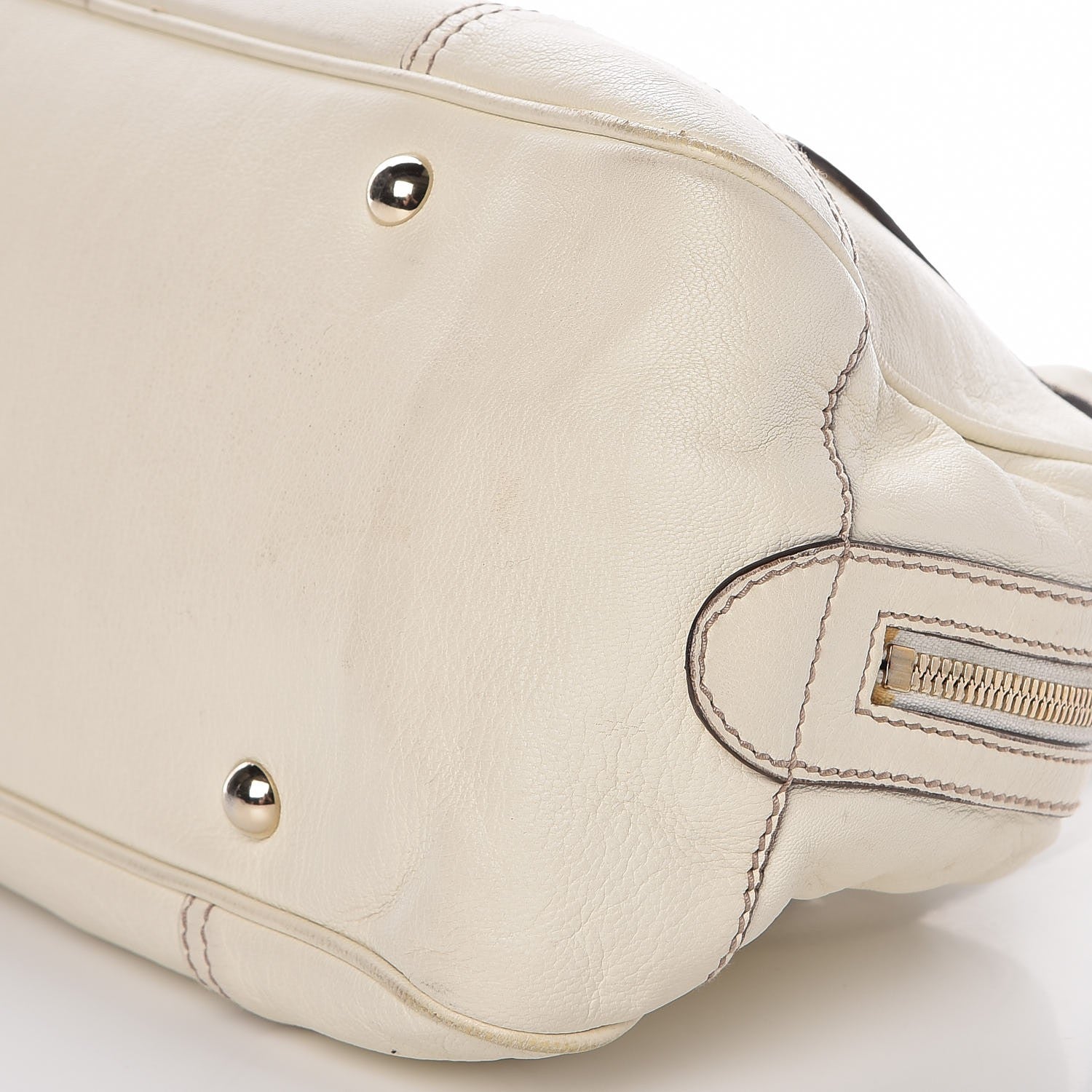 Gucci Calfskin Small Princy Satchel Off White 14 of 15