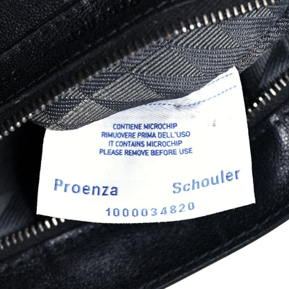 Proenza Schouler Lambskin Fringe Medium PS1 Satchel Black 9 of 21