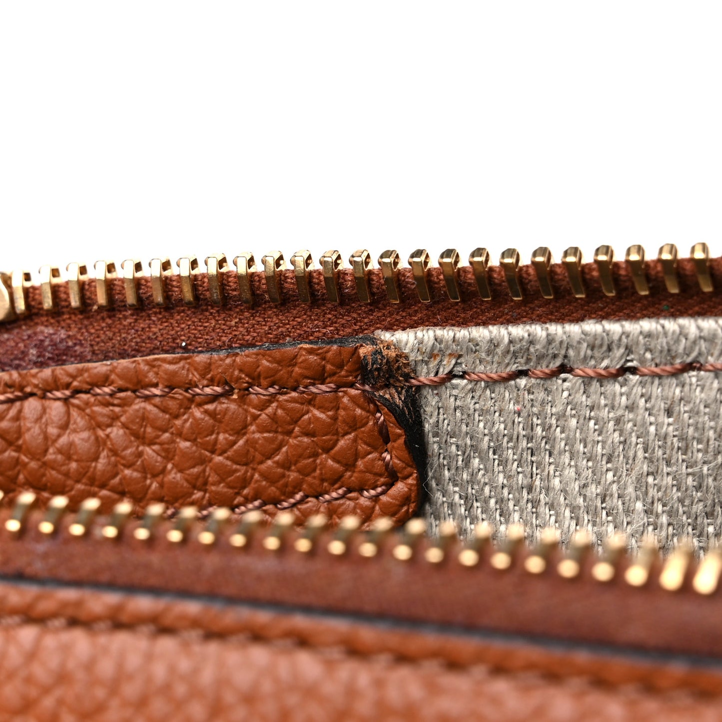 Calfskin Small Marcie Satchel Tan
