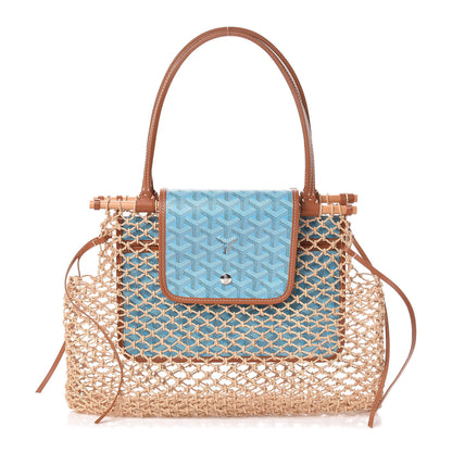 Goyard Goyardine Net Aligre Tote Blue 1 of 9