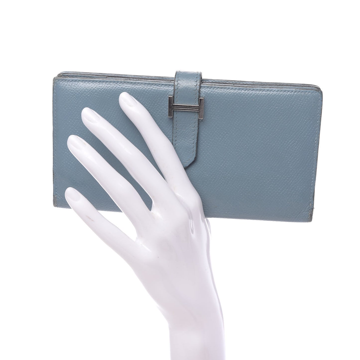 Epsom Bearn Gusset Wallet Blue Jean