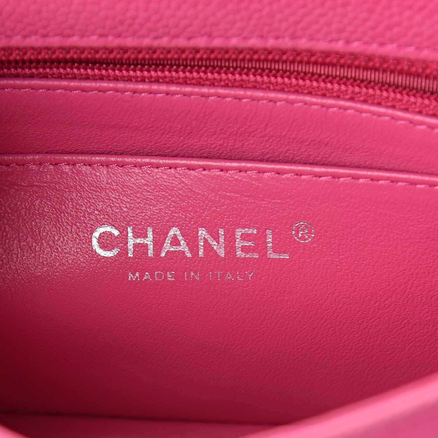 Chanel Iridescent Caviar Quilted Mini Rectangular Flap Pink 6 of 9