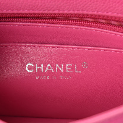 Chanel Iridescent Caviar Quilted Mini Rectangular Flap Pink 6 of 9