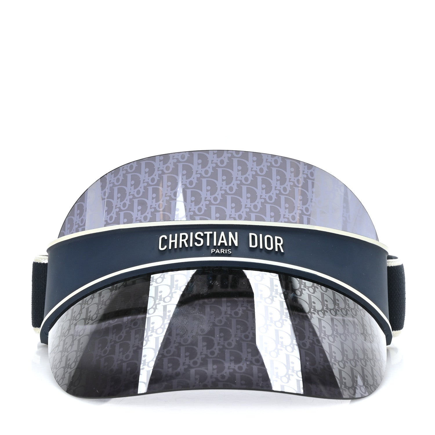 Christian Dior Oblique DiorClub V1U Sun Visor Blue 1 of 7