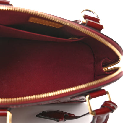 Louis Vuitton Vernis Alma BB Griotte 5 of 8