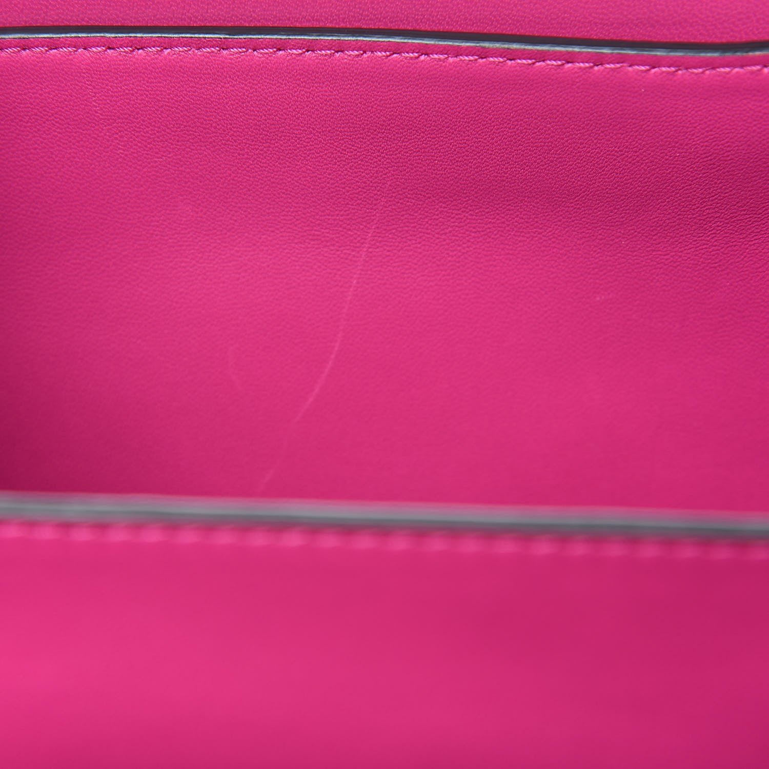 Valentino Garavani Shiny Nappa L'Amour Rockstud Shoulder Bag Fuxia 13 of 14