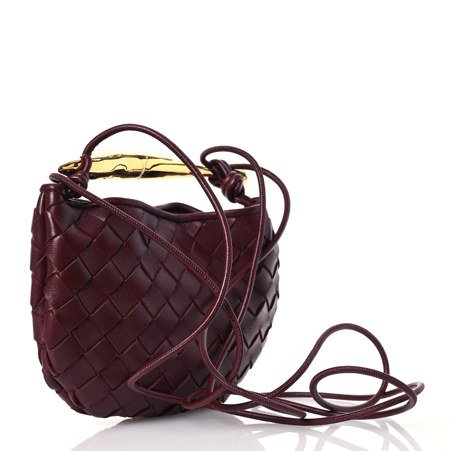 Bottega Veneta Nappa Intrecciato Mini Sardine Bag Barolo 3 of 9