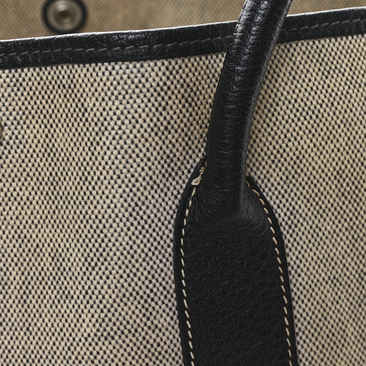 Hermes Toile H Buffle Skipper Garden Party 36 MM Tote Black 11 of 12