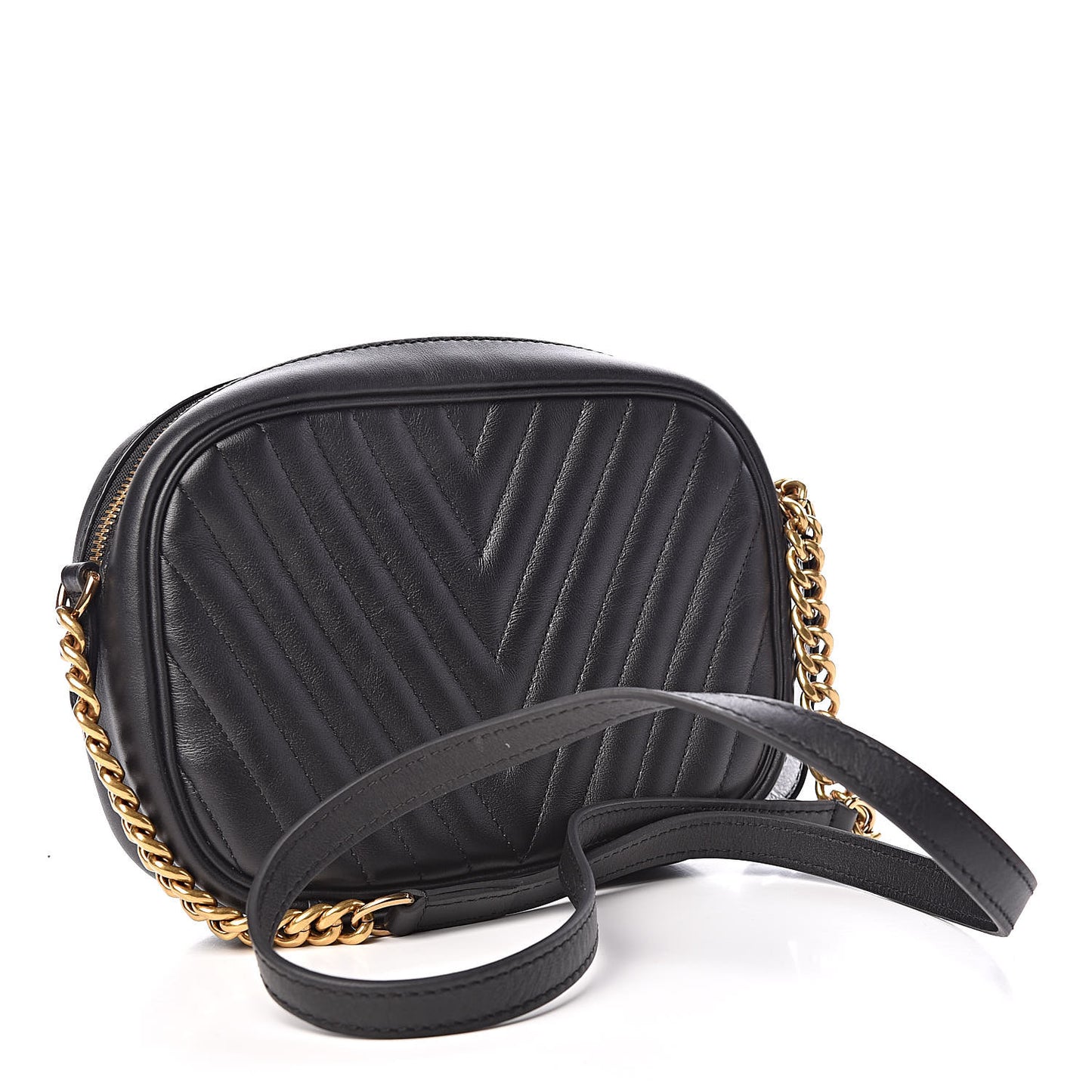 Calfskin New Wave Camera Bag Black