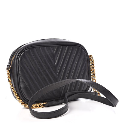 Louis Vuitton Calfskin New Wave Camera Bag Black 3 of 9
