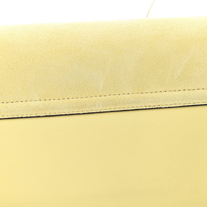 Chloe Suede Calfskin Small Faye Shoulder Bag Lemonade 10 of 11
