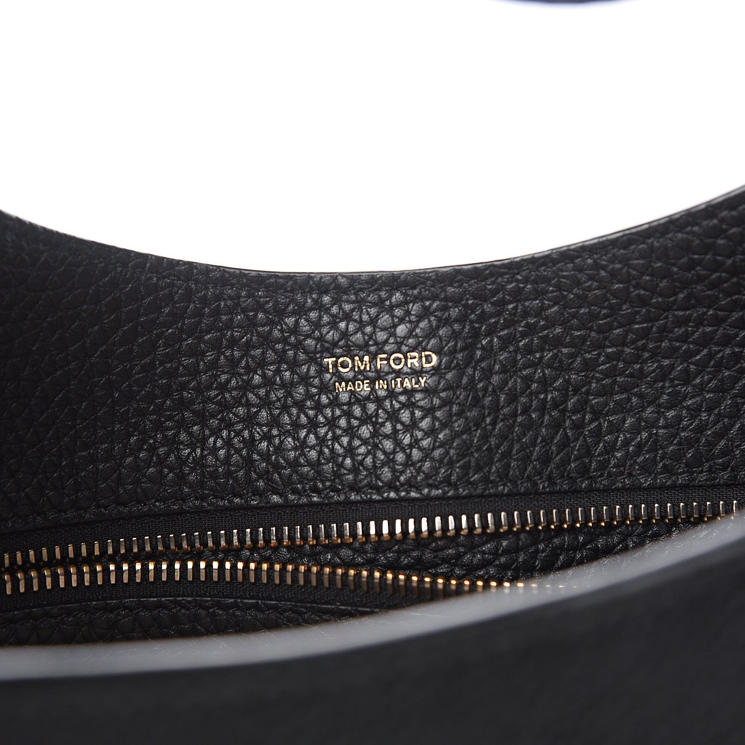 Tom Ford Grained Calfskin Tara Hobo Black 6 of 10
