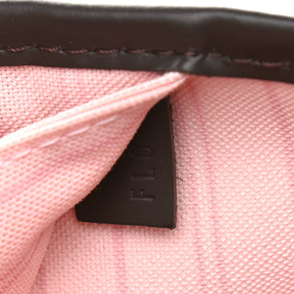 Louis Vuitton Damier Ebene Neo Neverfull MM Rose Ballerine 8 of 10