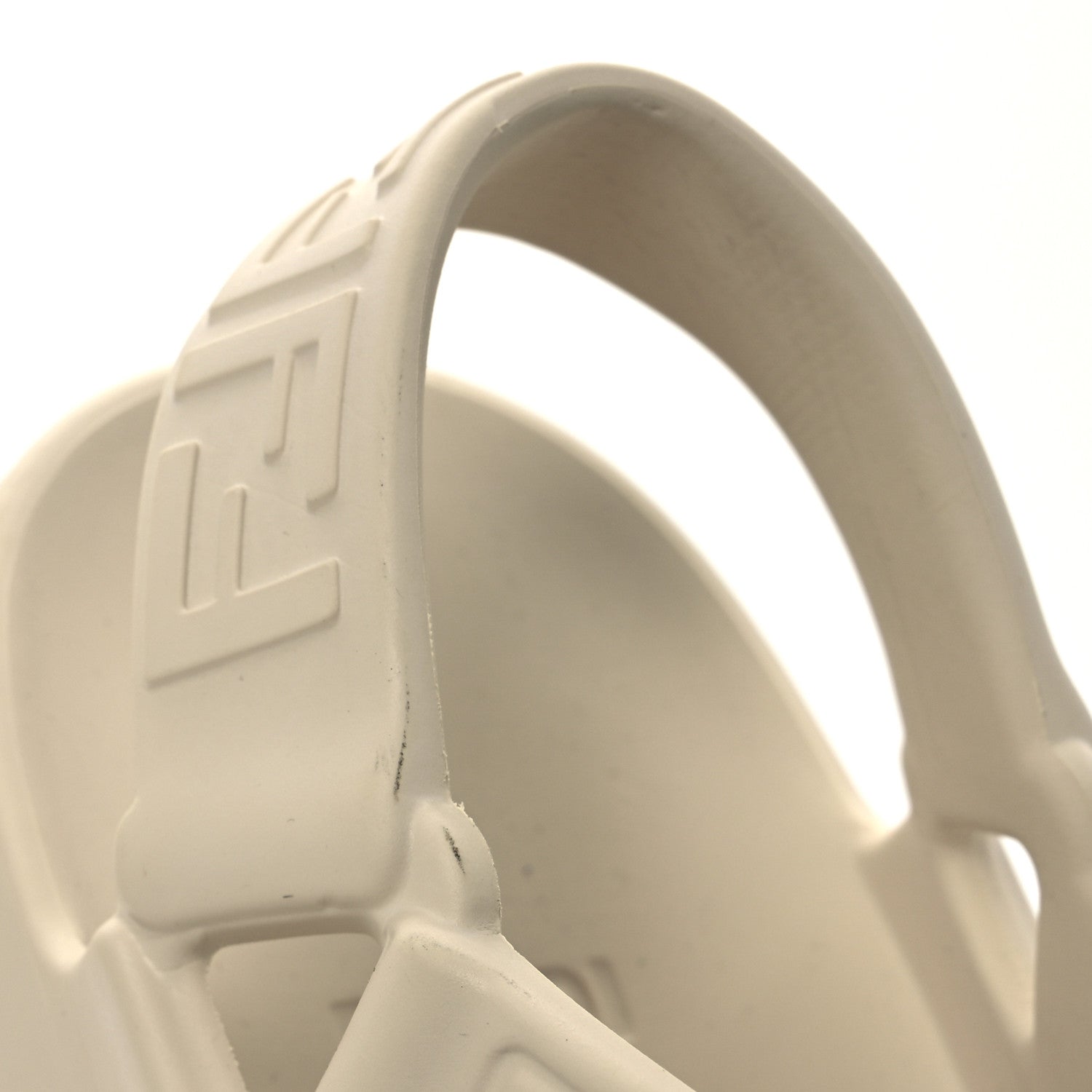 Fendi Rubber FF Sporty Hiker 25mm Sandals 37 Chalk 12 of 12