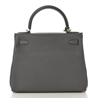 Hermes Togo Kelly Retourne 28 Etain 4 of 38