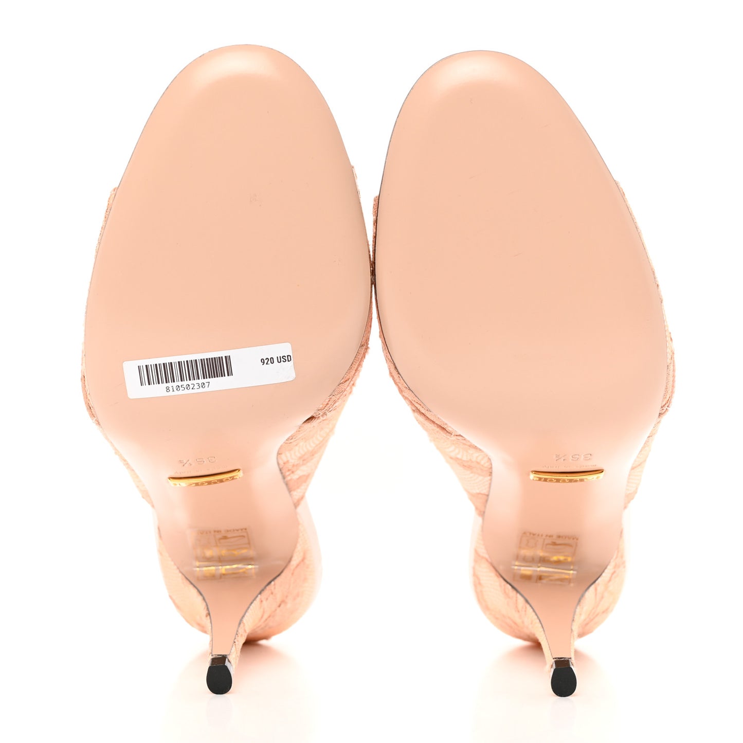 Satin Lace Rose Flower Shawana High Heel Slide Sandals 36.5 Spring Rose Pale Rose
