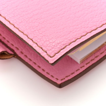 Hermes Chevre Mysore Globe Trotter Agenda Cover PM 5P Pink 8 of 8