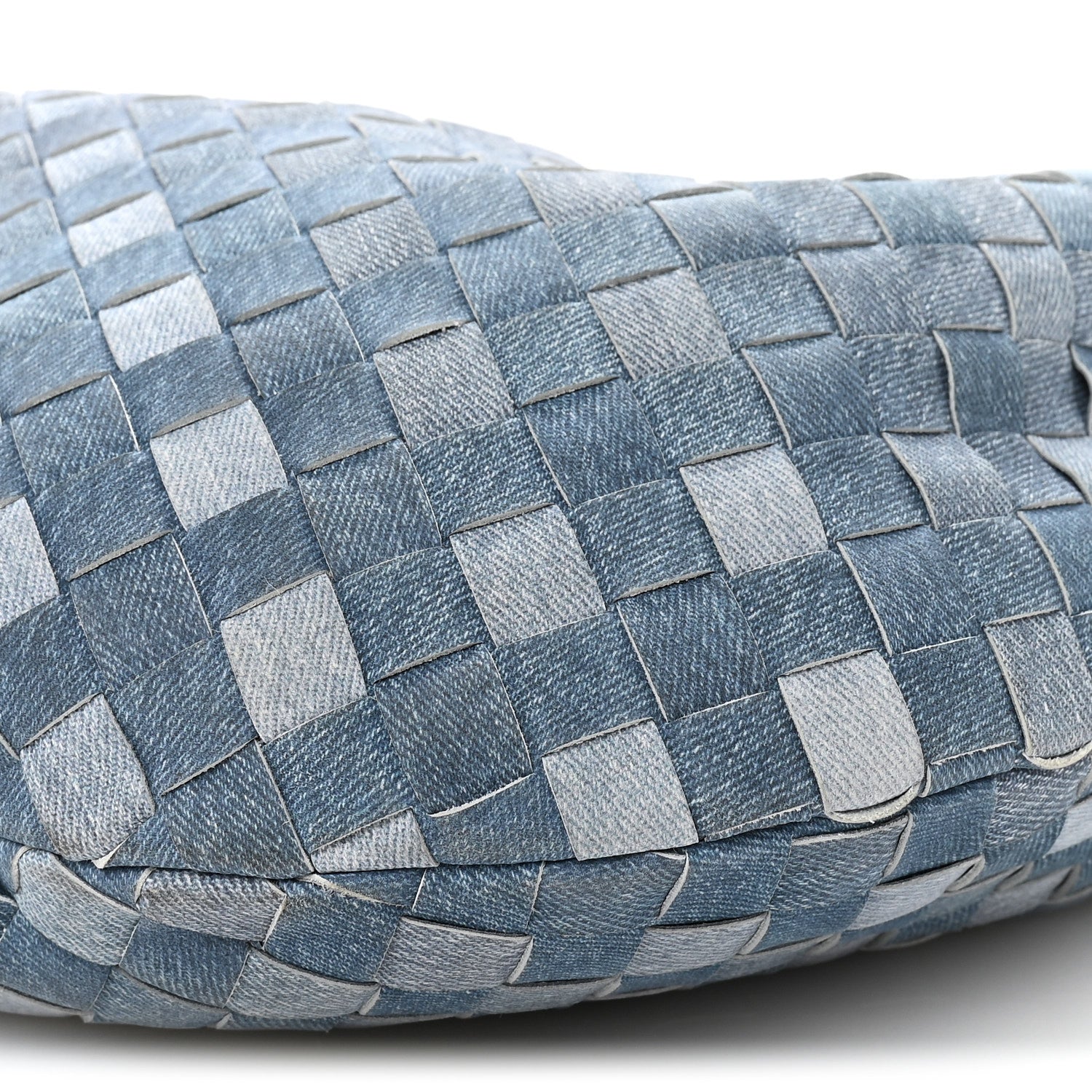 Bottega Veneta Nappa Denim Effect Intrecciato Teen Jodie Hobo Denim 9 of 9