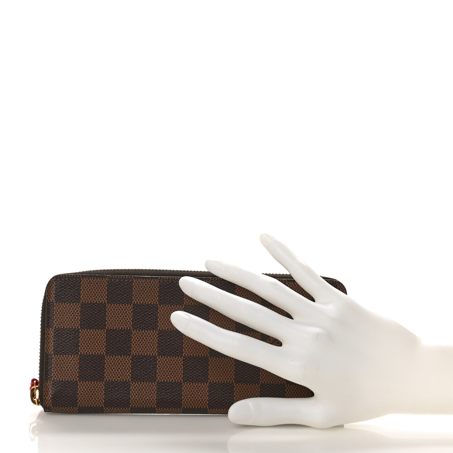 Louis Vuitton Damier Ebene Clemence Wallet 2 of 9
