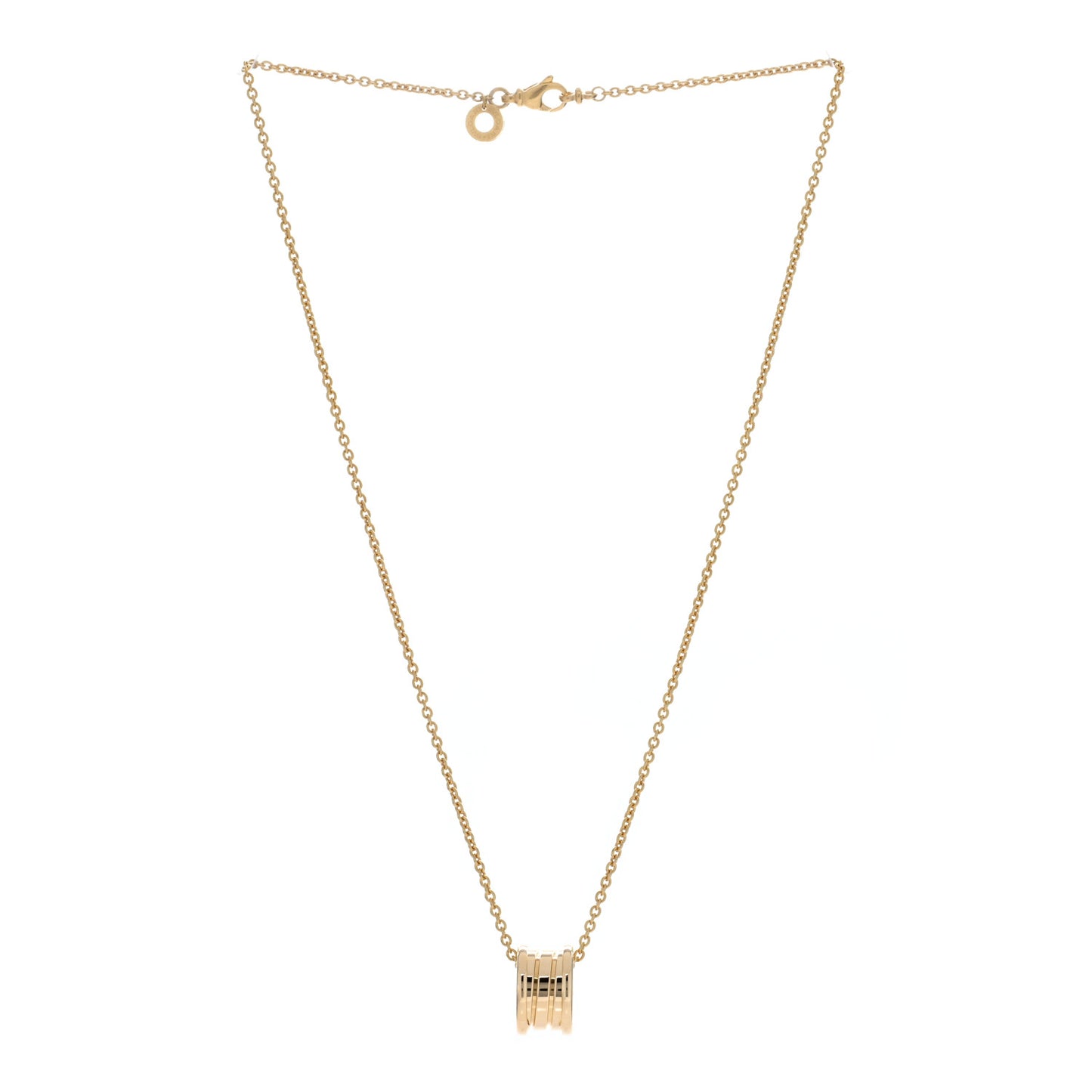18K Yellow Gold B.Zero1 Pendant Necklace