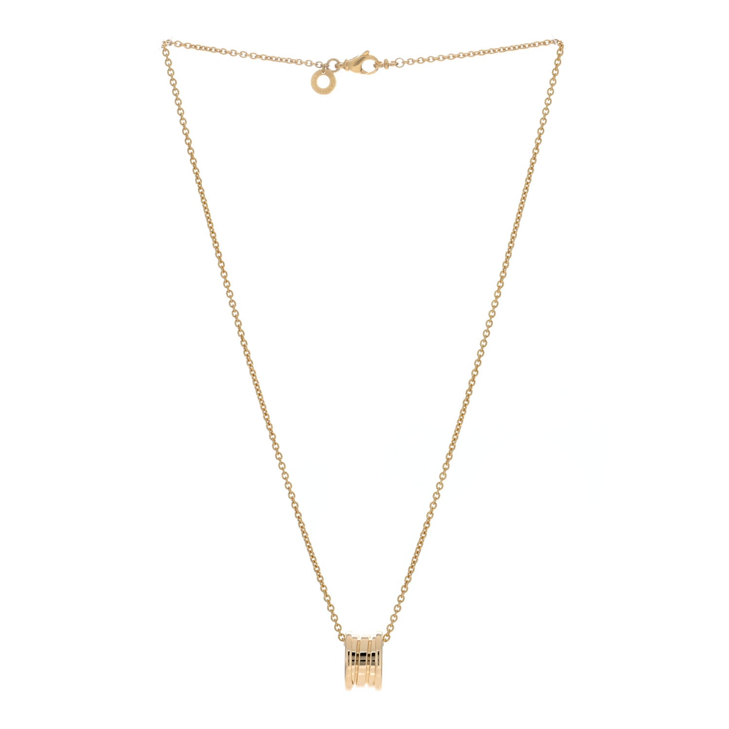 Bulgari 18K Yellow Gold B.Zero1 Pendant Necklace 3 of 5