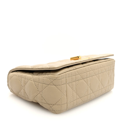 Christian Dior Calfskin Cannage Small Caro Bag Beige 4 of 9