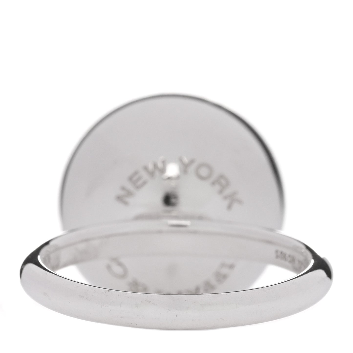 Sterling Silver 15.75mm Hardwear Ball Ring 53 6.5