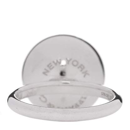 Tiffany Sterling Silver 15.75mm Hardwear Ball Ring 53 6.5 4 of 6