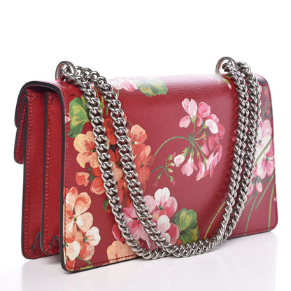 Gucci Calfskin Blooms Print Small Dionysus Shoulder Bag Romantic Cherry Multicolor 4 of 10