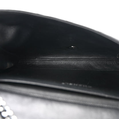 Chanel Lambskin Quilted Clutch With Chain Flap Black 5 of 11