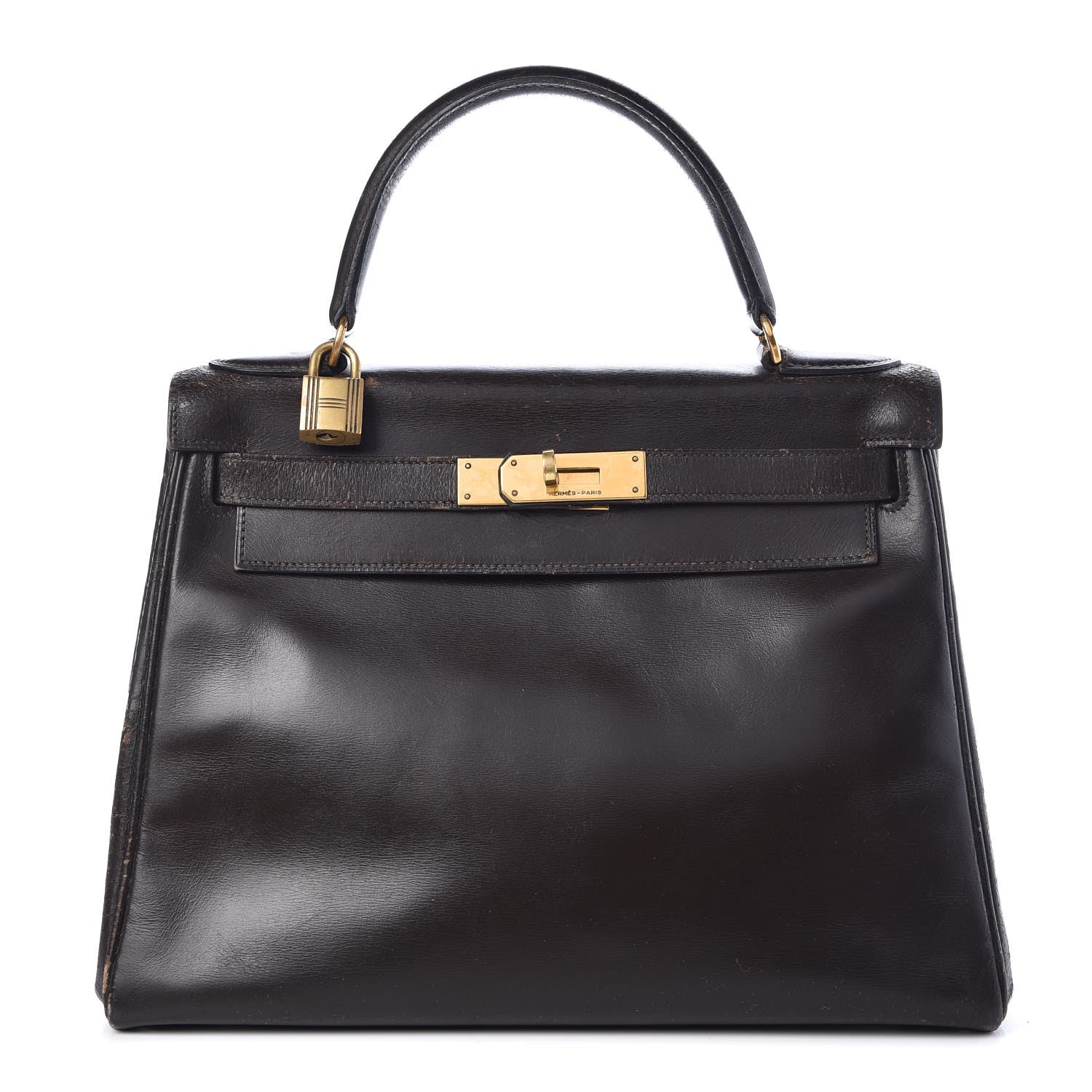 Hermes Box Kelly Retourne 28 Chocolate 1 of 45