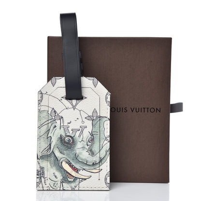 Louis Vuitton Savane Monogram Rhinoceros Chapman Luggage Tag 3 of 3