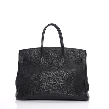 Hermes Taurillon Clemence Birkin 35 Black 4 of 25