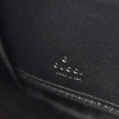 Gucci Guccissima Large Twins Zip Around Wallet Black 6 of 7