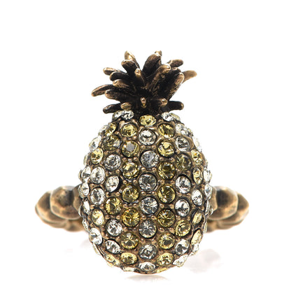 Gucci Crystal Pineapple Motif Ring M 1 of 6