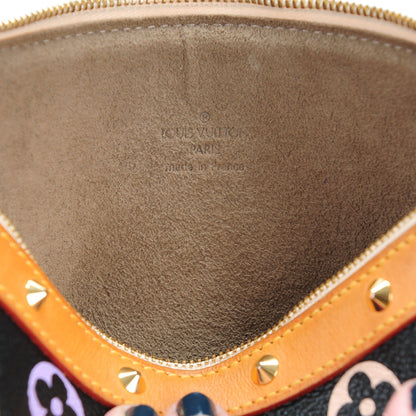 Louis Vuitton Monogram Multicolor Pochette Accessories Black 7 of 8