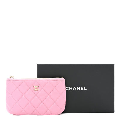 Chanel Caviar Quilted Small Cosmetic Case Pink 8 of 8