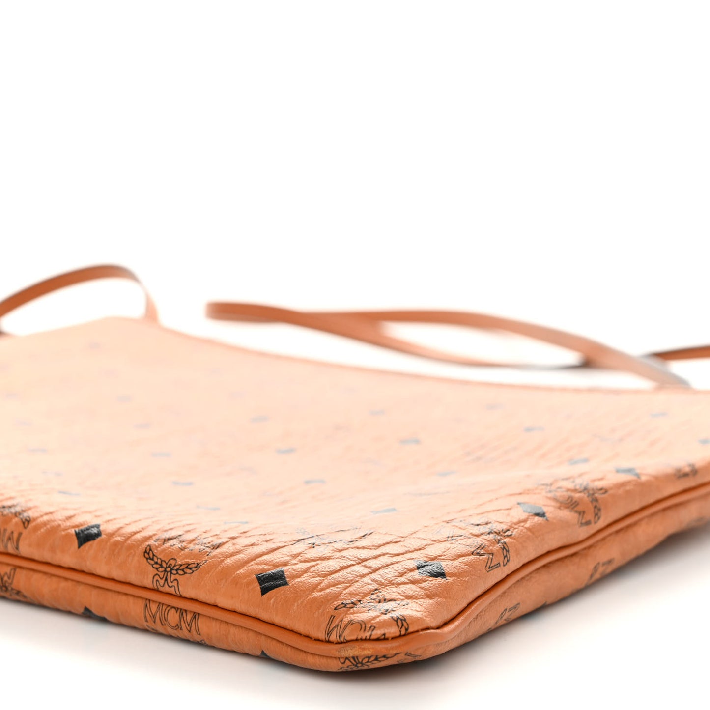 Visetos Medium Crossbody Pouch Cognac