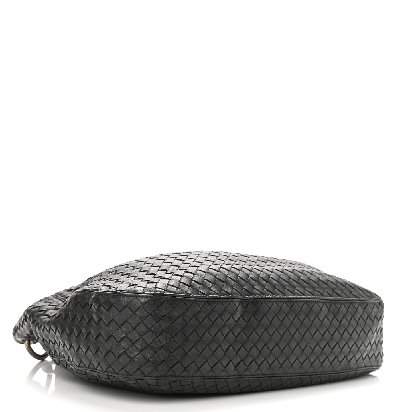 Nappa Intrecciato Medium Loop Black