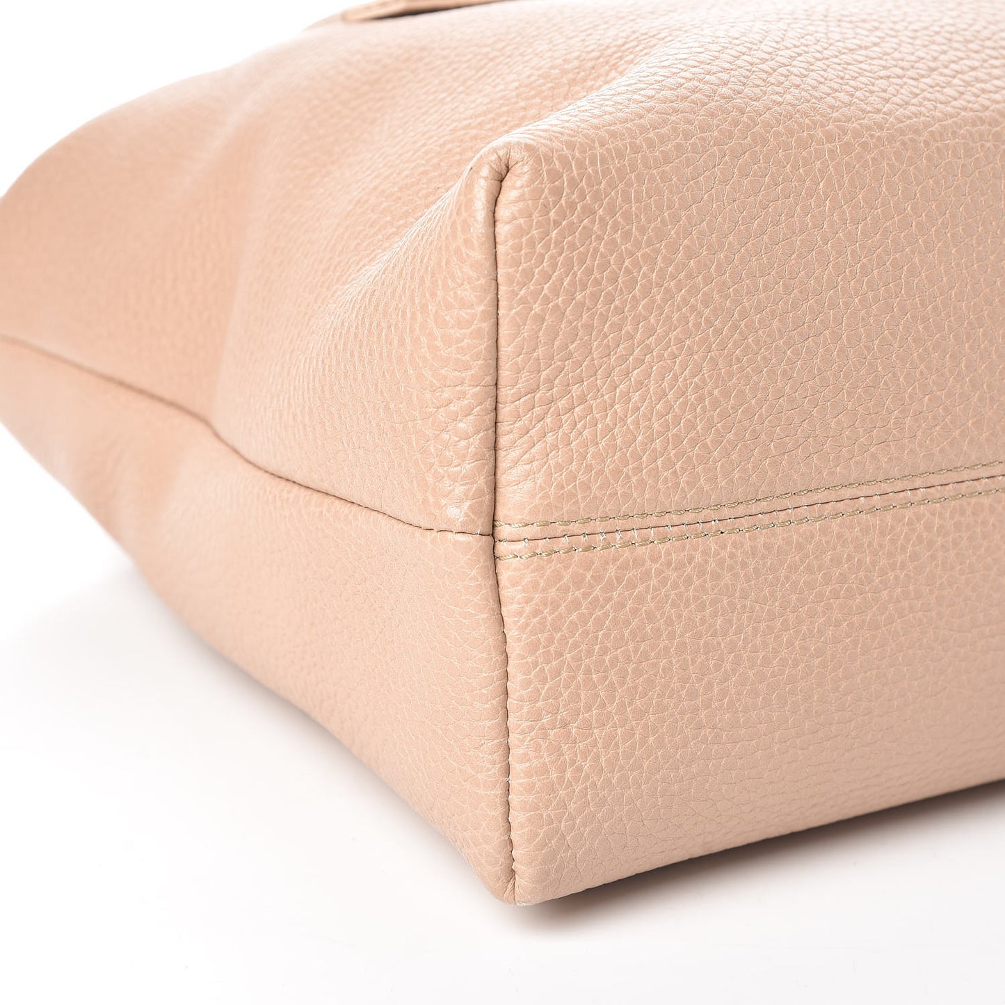 London Grainy Calfskin Medium Baynard Tote Light Nude